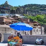 Personnage Géorgien dans le Centre de Tbilisi